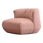 Mobital Kitsui Lounge Chair in Coral Rib Weave Fabric 