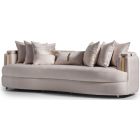 AICO Michael Amini Carmela Mansion Sofa Almond Gold