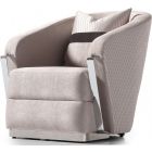 AICO Michael Amini Carmela Chair Zinc Silver (Promo)