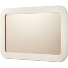 AICO Michael Amini Lisbon Wall Mirror Silken Matte Cream