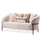 AICO Michael Amini Lisbon Loveseat in Matte Bronze