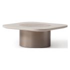 AICO Michael Amini Mod Dream Short Cocktail Table in Rich Champagne (Promo)