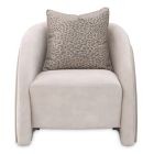 AICO Michael Amini Mod Dream Matching Accent Chair in Rich Champagne