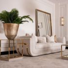 AICO Michael Amini Savannah Breeze Standard Sofa Set - Cashmere in Bright Gold