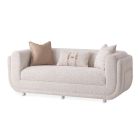 AICO Michael Amini Savannah Breeze Loveseat in Bright Gold