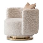 AICO Michael Amini Savannah Breeze Swivel Chair - Cashmere in Bright Gold (Promo)