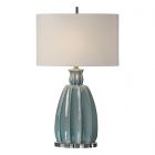 Uttermost Suzanette Sky Blue Ceramic Lamp