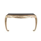 Lily Koo Ludwig Console Table in Havana, Dark Brass