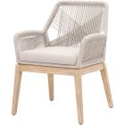 Essentials For Living Woven Loom Arm Chair in Two-tone - Set of 2