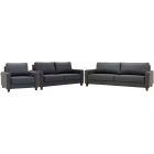 Luonto Furniture Nico Sofa Sleeper Set Rene 04 / 104/9 Walnut