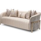 AICO Michael Amini Lisbon Sofa - Opal Gold