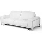 AICO Michael Amini Mia Bella Gianna Leather Sofa - White