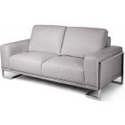 AICO Michael Amini Mia Bella Gianna Loveseat - Light Grey