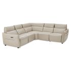 AICO Michael Amini Mia Bella Verona 5pc Sectional Set in Light Gray (Promo)