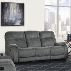 Parker Living Cooper Manual Triple Reclining Sofa in Shadow Grey - Black Friday Sale 