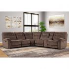 Parker Living Cooper 6pc Modular Manual Reclining Sectional in Shadow Brown - Black Friday Sale 