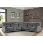 Parker Living Cooper 6pc Modular Manual Reclining Sectional in Shadow Grey - Black Friday Sale 