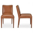 Moe's Home Collection Calla Dining Chair in Brown (Dropshippable)