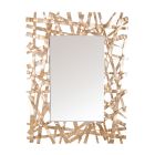 Lily Koo Miley Rectangular Mirror in Kerala Gold