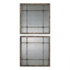 Uttermost Saragano Square Mirrors - Set of 2