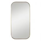 Uttermost Taft Plated Brass Mirror
