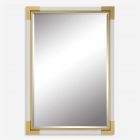 Uttermost Malik White & Gold Mirror (Dropshippable)