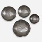 Uttermost Lucky Coins Nickel Wall Decor - Set of 4 (Dropshippable)