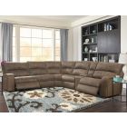 Parker Living Polaris 6-PC Sectional Sofa Package A - Kahlua