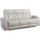 Parker Living Royce Power Drop Down Console Sofa in Fantom Ivory - Black Friday Sale 