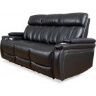 Parker Living Royce Power Drop Down Console Sofa in Midnight - Black Friday Sale 