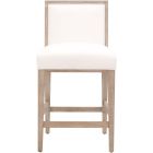 Essentials For Living Traditions Martin Counter Stool in LiveSmart Peyton-Pearl - Set of 2