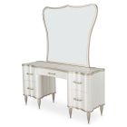 AICO Michael Amini London Place Vanity with Mirror in Creamy Pearl (Promo)