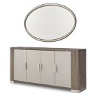 AICO Michael Amini Roxbury Park Sideboard with Mirror in Slate