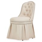 AICO Michael Amini Villa Cherie Hazelnut Tufted Vanity Chair (Promo)