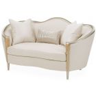 AICO Michael Amini Villa Cherie Caramel Villa Cherie Loveseat Caramel