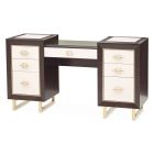 AICO Michael Amini Belmont Place Vanity Desk in Espresso