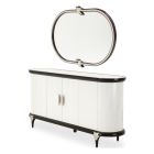 AICO Michael Amini Paris Chic Sideboard with Mirror in Espresso (Promo)