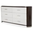 AICO Michael Amini Paris Chic Dresser in Espresso (Promo)
