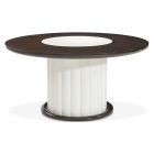 AICO Michael Amini Paris Chic 60'' Round Dining Table in Espresso