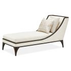 AICO Michael Amini Paris Chic Armless Chaise Cremini in Espresso (Promo)