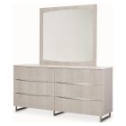 AICO Michael Amini Marin Dresser with Mirror in Greige (Promo)