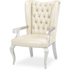 AICO Michael Amini Hollywood Swank Desk Chair Creamy Pearl (CL1A) - CLEARANCE SALE