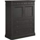 A.R.T. Furniture Atrium 6 Drawer 2 Door Chest in Hand Rubbed Black with Undertones of Brown (AAF)
