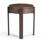 A.R.T. Furniture Artifact Shaw Round End Table in Antique Bronze (AAF)