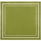 Nourison Home Essentials NRE02 5' x Square Green Ivory Contemporary Rug (Dropshippable)