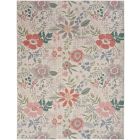 Nourison Home Washables NWB06 8' x 10' Cream Multicolor Farmhouse Indoor Rug (Dropshippable)