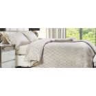 AICO Michael Amini Novara 3pc King Duvet Set - Platinum (Promo)