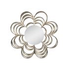 Lily Koo Olaf Round Mirror in Rose Silver