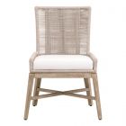 Essentials For Living Overlay Dining Chair - Oyster Twist Rope Natural Gray