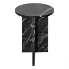 Moe's Home Collection Grace Accent Table in Marble, Black (Dropshippable)
